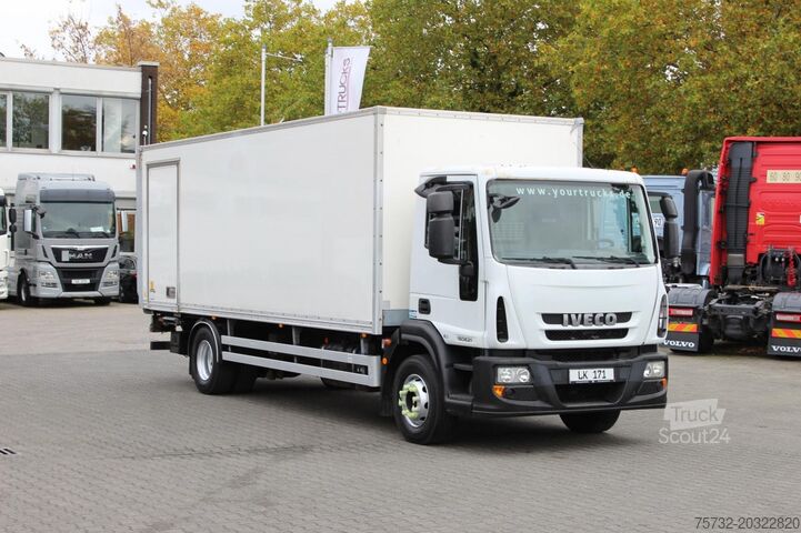 Kuorma-auto umpikorilla Iveco Eurocargo  160E210 E6 Koffer 6,9m Seiten Tür  LBW