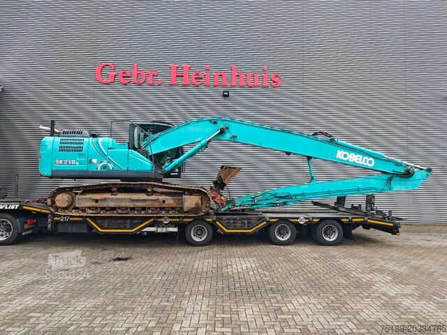 Kāpurķēžu ekskavators Kobelco SK 210 LC-10 Long Reach Laser Preperation!