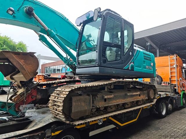 Kāpurķēžu ekskavators Kobelco SK 210 LC-10 Long Reach Laser Preperation!