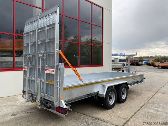 Zema kravnes piekabe Möslein TT 11-E6x2 hydr. Rampen  Tieflader für Fräsen breiten hydraulischen Rampen, Neu