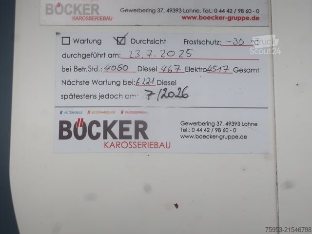 Køletrailer Schmitz Cargobull SKO 24 Doppelstock 2.700mm Vector HE19 2x PK