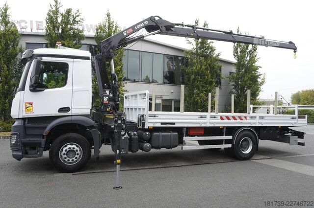 Платформа с краном Mercedes-Benz Arocs 1833 4x2 / 50 tho. km! / HIAB
