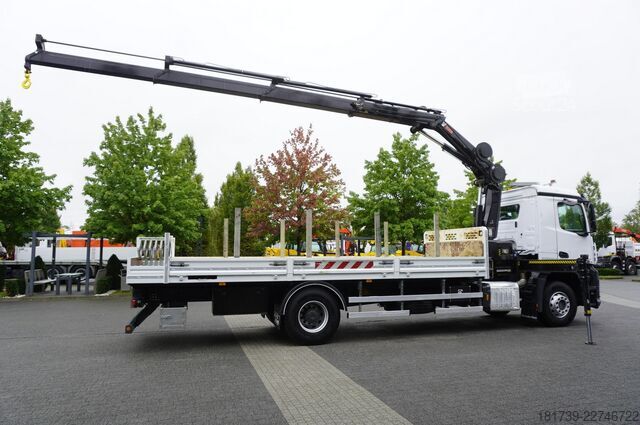 Платформа с краном Mercedes-Benz Arocs 1833 4x2 / 50 tho. km! / HIAB