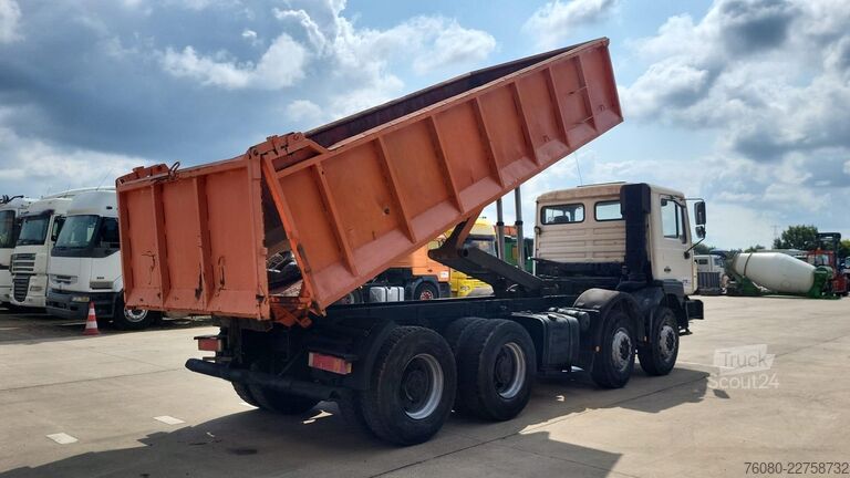 Teherautó MAN 32.372 (BIG AXLE / STEEL SUSPENSION / MANUAL PU...