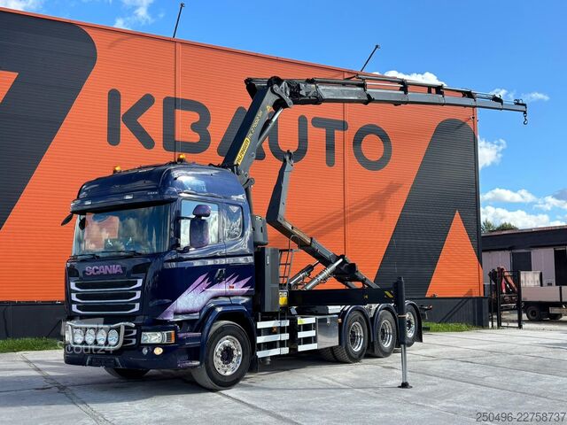 Kampókaros rendszer Scania R 450 8x4*4 PK 27002 / PALFINGER 20 ton / L=520...