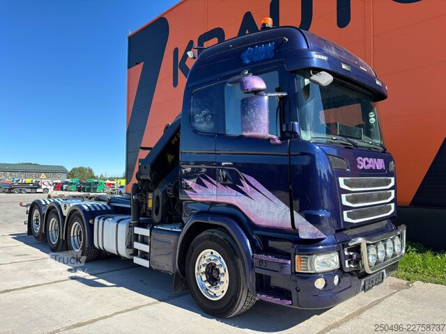 Kampókaros rendszer Scania R 450 8x4*4 PK 27002 / PALFINGER 20 ton / L=520...