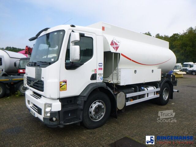 Tanker Volvo FE 260 4x2 fuel tank 13.4 m3 / 4 comp / ADR 19-...
