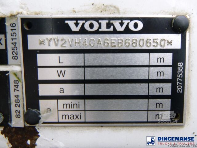 Tankwagen Volvo FE 260 4x2 fuel tank 13.4 m3 / 4 comp / ADR 19-...