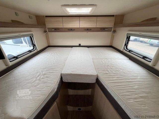 Polointegrovaný karavan HOBBY Siesta T 70 HGE - Hub/Einzelbetten -