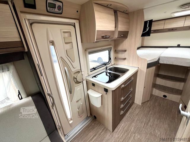 Polointegrovaný karavan HOBBY Siesta T 70 HGE - Hub/Einzelbetten -