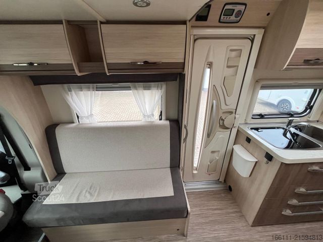 Polointegrovaný karavan HOBBY Siesta T 70 HGE - Hub/Einzelbetten -