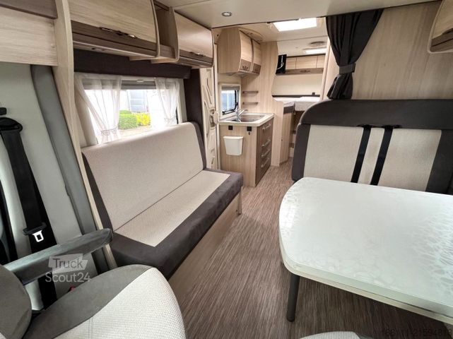 Polointegrovaný karavan HOBBY Siesta T 70 HGE - Hub/Einzelbetten -