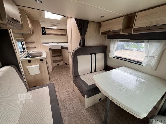 Polointegrovaný karavan HOBBY Siesta T 70 HGE - Hub/Einzelbetten -