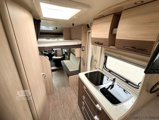 Polointegrovaný karavan HOBBY Siesta T 70 HGE - Hub/Einzelbetten -