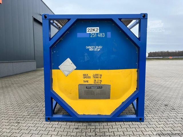 Tankcontainer Welfit Oddy 20FT ISO, 24.930L / 1-COMP.  / T11 / valid 5Y/C...
