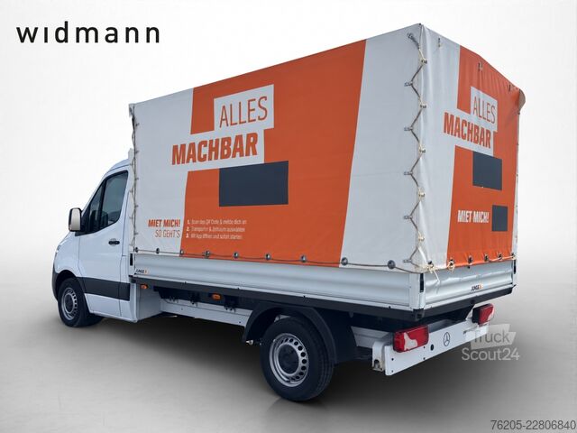 Camion bâché Mercedes-Benz Sprinter 315 CDI Pritsche Plane KlimaA