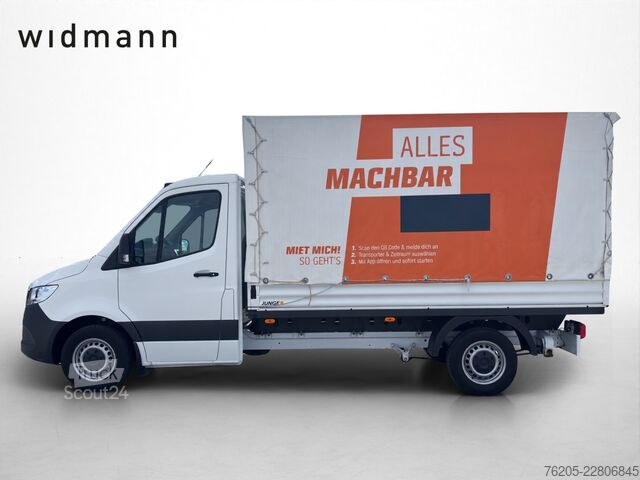 Camion bâché Mercedes-Benz Sprinter 315 CDI Pritsche Plane KlimaA