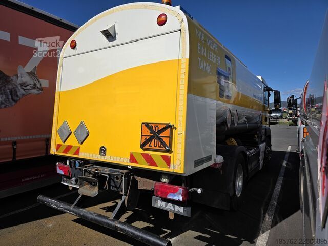 Tank kamyonu MAN TGS18.480 Schwingenschlögel Motorschade
