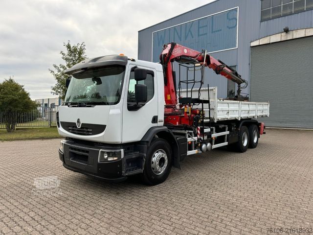 Кран, монтиран на камион RENAULT Premium Lander 310.26 6x4 Kipper /Kran