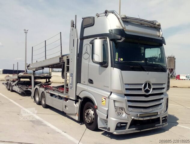 Tovornjak za prevoz avtomobilov Mercedes-Benz Actros 2445 Metago Pro + Supertrans