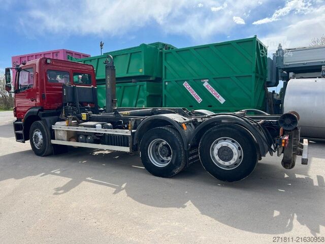Roll-off tipper truck MERCEDES-BENZ MERCEDES 2533 SCARRABILE PNEUMATICO POSTERIORE