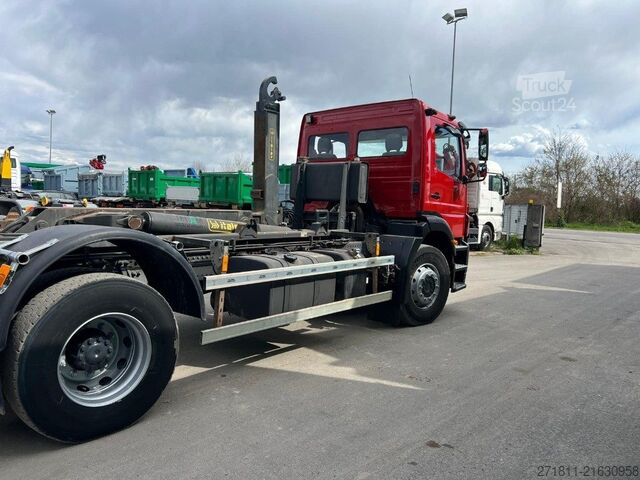 Roll-off tipper truck MERCEDES-BENZ MERCEDES 2533 SCARRABILE PNEUMATICO POSTERIORE