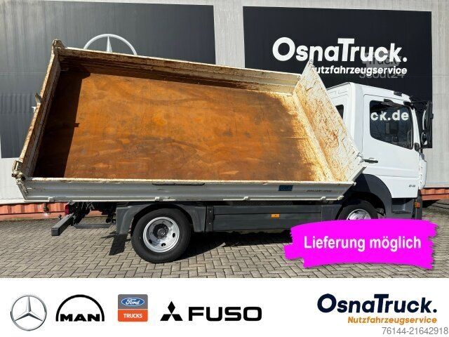 Furgone ribaltabile MERCEDES-BENZ 816 "MEILLER" Dreiseitenkipper Klima, 2 x AHK