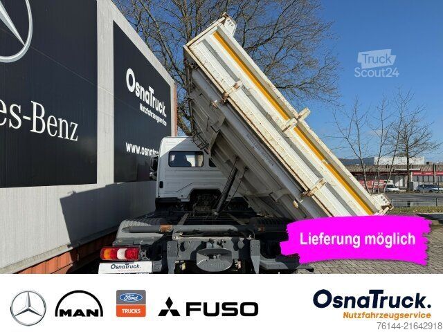 Furgone ribaltabile MERCEDES-BENZ 816 "MEILLER" Dreiseitenkipper Klima, 2 x AHK