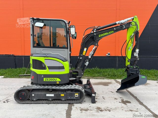 Mini-Bagger Zoomlion ZE26GU NEW / TILT BUCKET