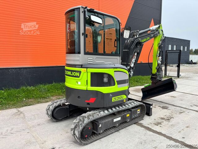 Mini-Bagger Zoomlion ZE26GU NEW / TILT BUCKET