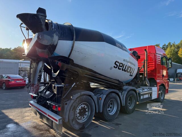 Blender MAN TGX 35.500 8x4, 10m3 Mixer + Hydraulic-slide, 2015