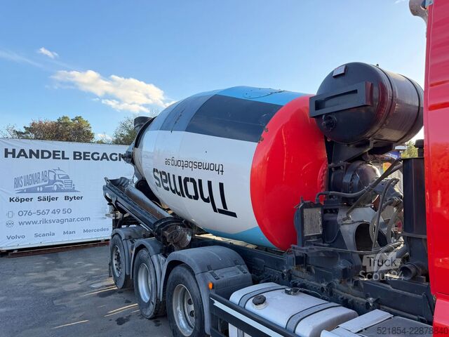 Blender MAN TGX 35.500 8x4, 10m3 Mixer + Hydraulic-slide, 2015