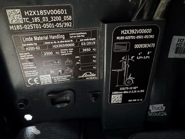 UVV 05/27, 3. različica bočne zaščite, diesel, 8.030 delovnih ur Linde H 25D