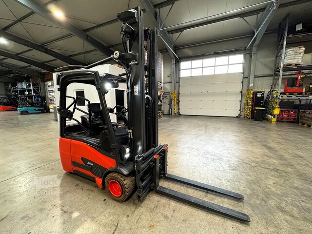 06/2023 akumuliatorius S + UVV 07/27 šoninė apsauga. Linde E 18