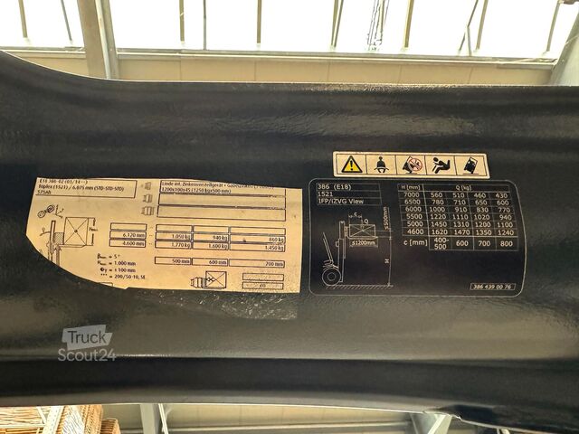 06/2023 akumuliatorius S + UVV 07/27 šoninė apsauga. Linde E 18
