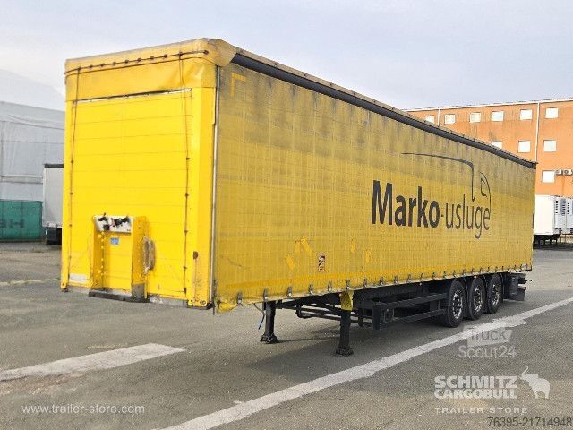 Open oplegger met zeil Schmitz Cargobull Semitrailer Curtainsider Standard