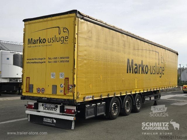 Open oplegger met zeil Schmitz Cargobull Semitrailer Curtainsider Standard