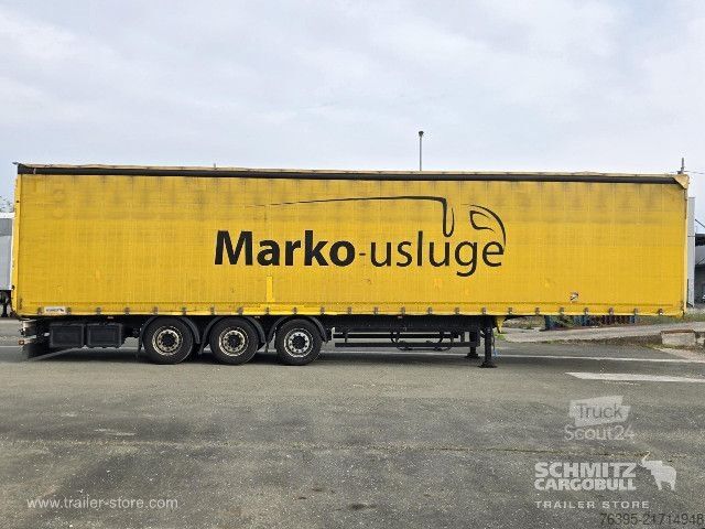 Open oplegger met zeil Schmitz Cargobull Semitrailer Curtainsider Standard