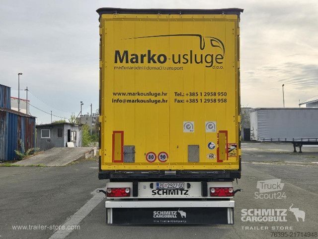 Open oplegger met zeil Schmitz Cargobull Semitrailer Curtainsider Standard