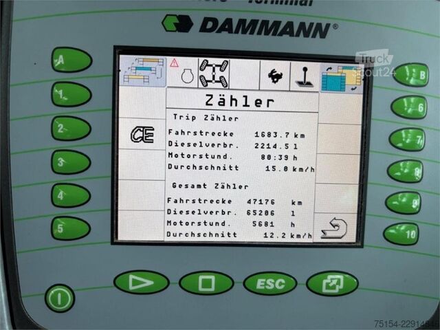 Poľný postrekovač Dammann DT 2500