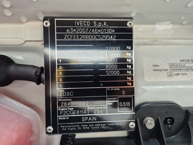 Kippers vrachtauto IVECO AD260S40X/P Meiller AK16. T Funk AHK