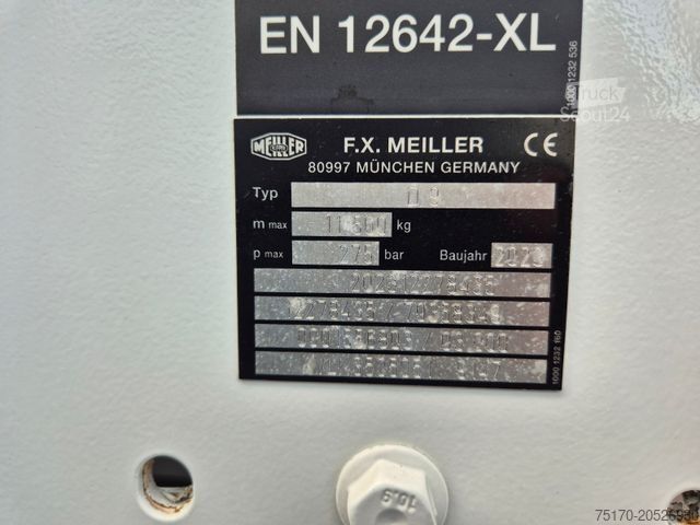 Тристранен самосвал MERCEDES-BENZ Arocs 1935 K 4x2 Meiller AHK Navi PPC Klima