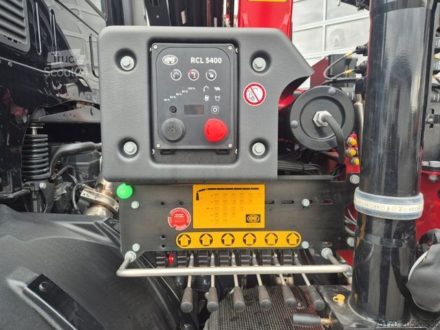 Three-sided tipper truck IVECO Eurocargo ML150E32WS 4x4 Kran HMF 1130K Funk AHK