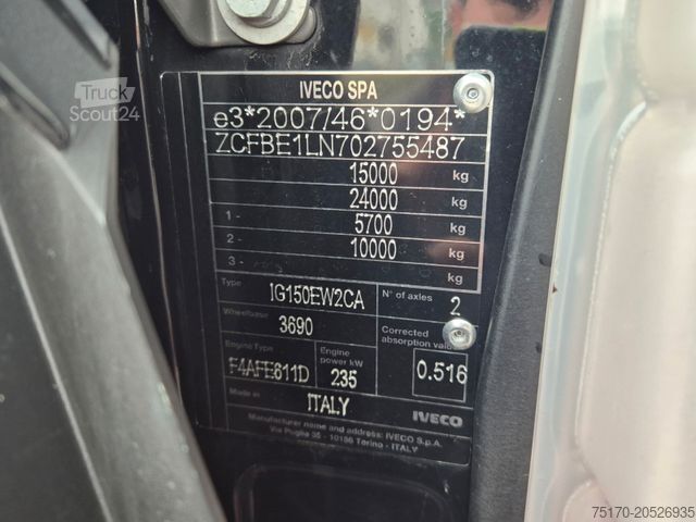 Kipper LKW IVECO Eurocargo ML150E32WS 4x4 Kran HMF 1130K Funk AHK