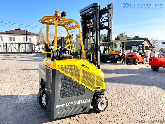 4 krypčių krautuvas Combilift CB3000 / FREE LIFT / NEW TIRES /LIKE NEW