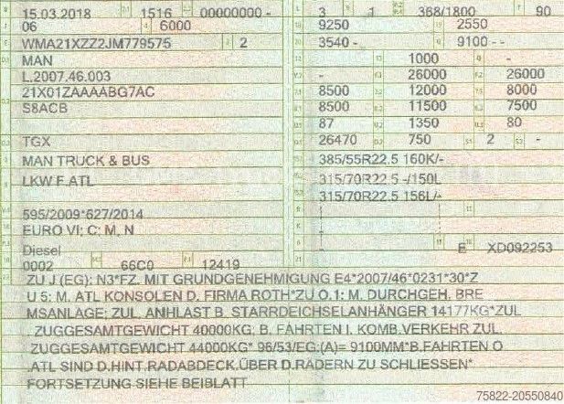 Autocisterna a vuoto MAN TGX 26.500 / Auto+Ret / Silo 30 Kubik