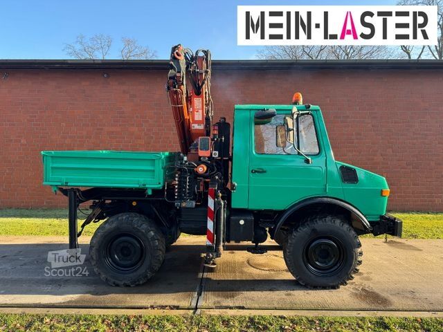 Autokran UNIMOG U 1200 Atlas 75.2 Kran 14 m Funk FB  *1. Hand