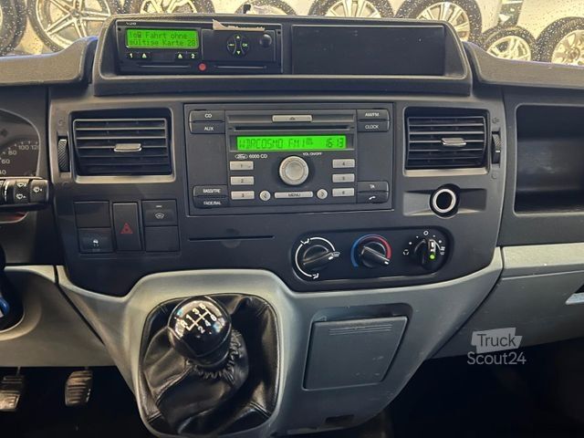 Driezijdige kipper bestelwagen FORD Transit 2,4 D Maxi DoKa 3-Seiten Kipper*Kran*