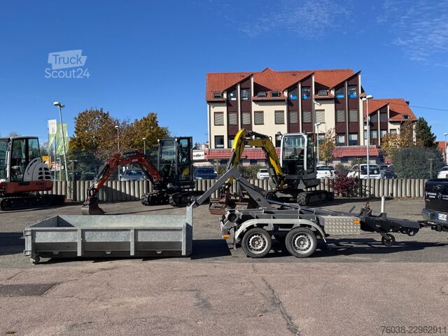 Odvozna prikolica VEZEKO R2B2X Hakenabroller, Abrollanhänger, Lift, 3,5t.