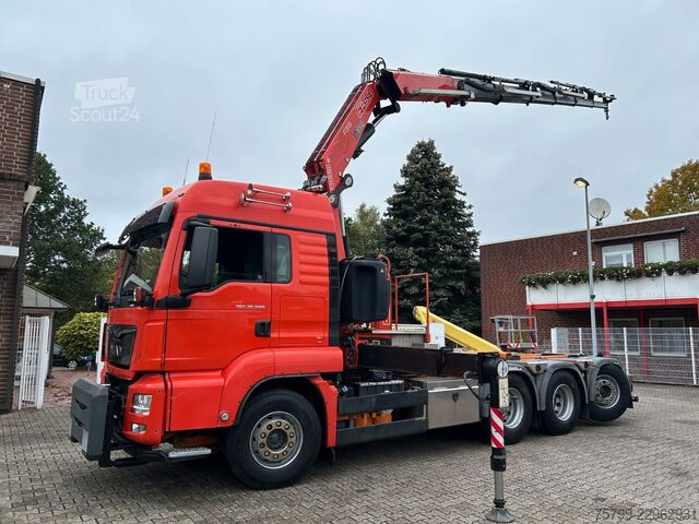 Kamyon üzerine monteli vinç MAN 35.500 TGS Abroller mit Fassi F315RA.2.26 Kran